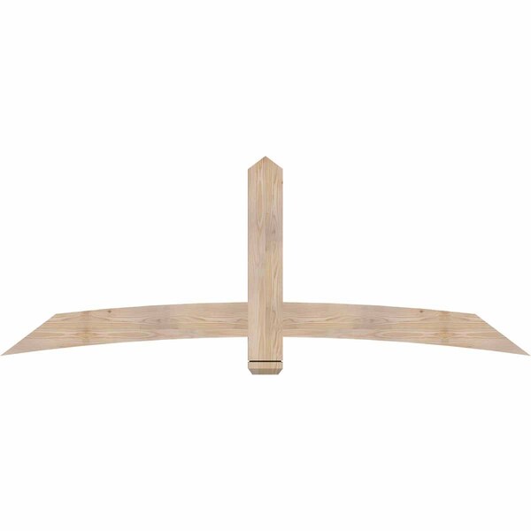 Ekena Millwork Bellingham Smooth Timber Gable Bracket, Douglas Fir, 84"W x 31"H x 1 1/2"D x 5 1/2"F, 9/12 Pitch GBW084X31X0206BEL00SDF - main